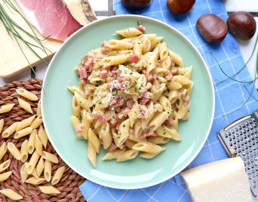 pasta speck e castagne