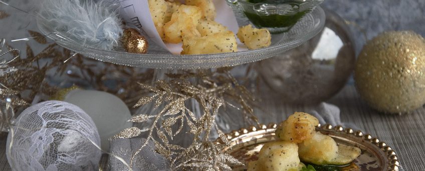 bon bon di baccalà con salsa verde veloce