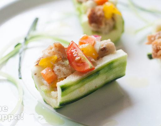 Ricetta cetrioli ripieni di panzanella