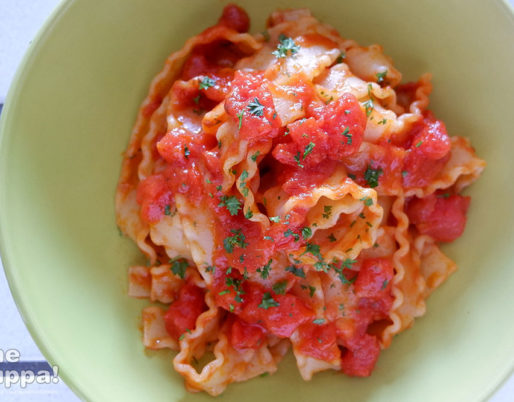 reginette al sugo alla marinara