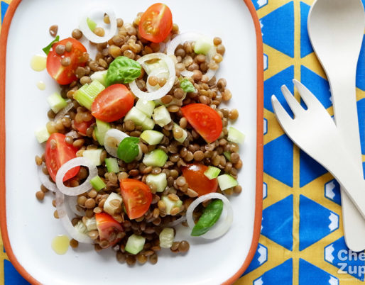 insalata di lenticchie per l'estate