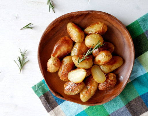 patate al forno con la buccia