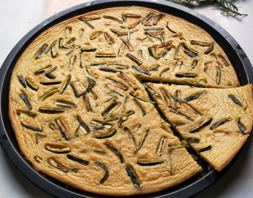 Frittata di ceci alle verdure